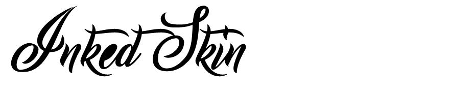 Inked Skin font